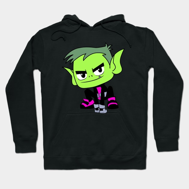 Teen Titan: Beastboy Hoodie by JamesCMarshall